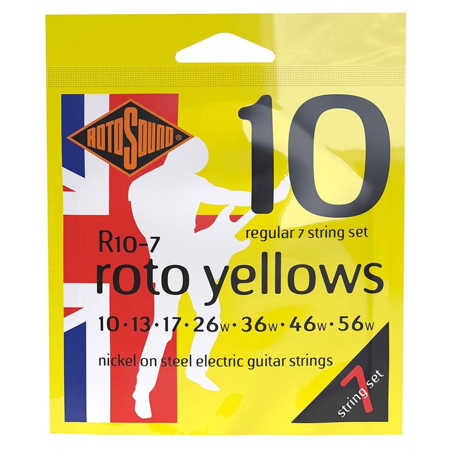 Rotosound R10-7 Roto Yellows 10-56