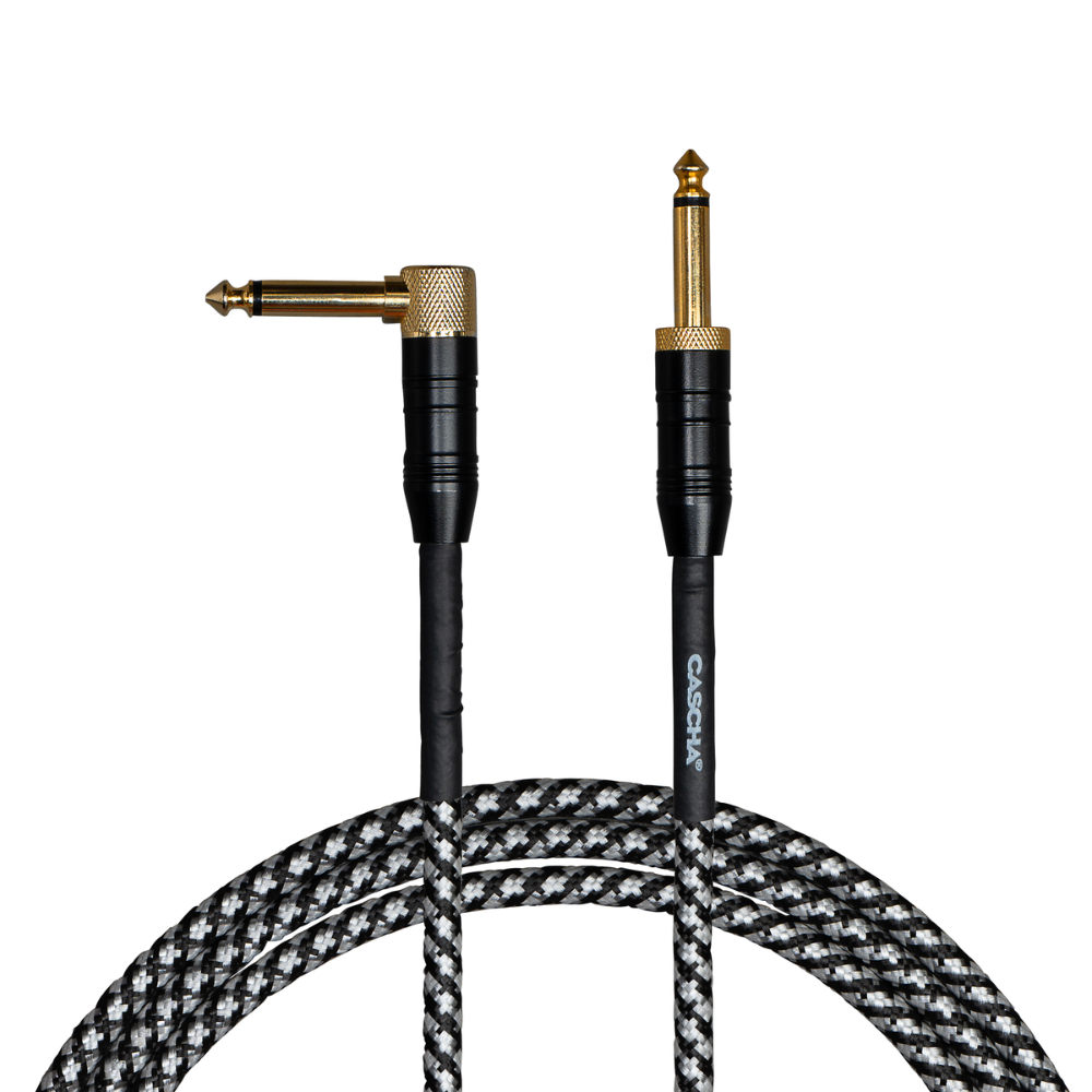 Cascha Professional Line Guitar kápil, Vinkul, Tweed Black, 6m
