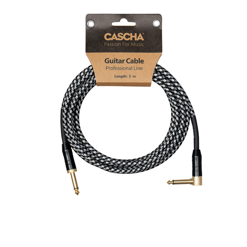 Cascha Professional Line Guitar kápil, Vinkul, Tweed Black, 6m