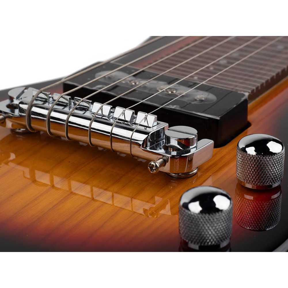 SX LG2 Lap Steel Guitar, 3-Tone Sunburst