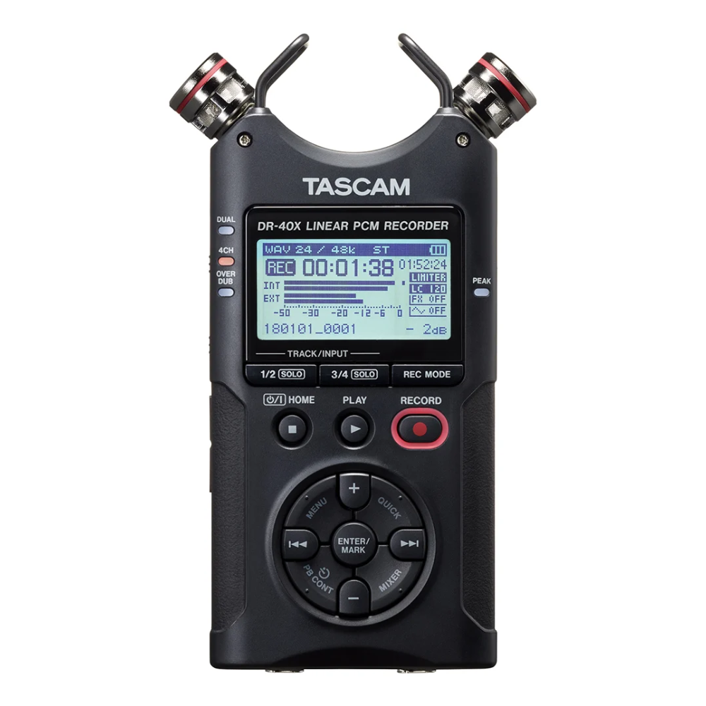 Tascam DR-40X, fýra-spors ljóðupptakari