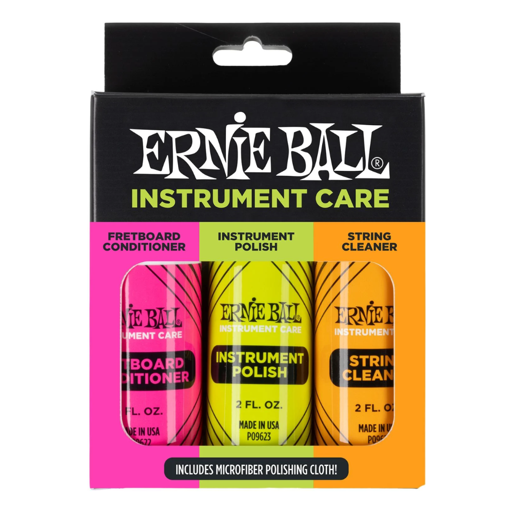 Ernie Ball 4225 Instrument Care 3-Pack