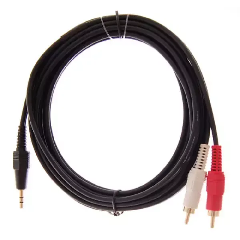 HiEnd 2 x phono-to-minijack(stereo) cable 3 meters