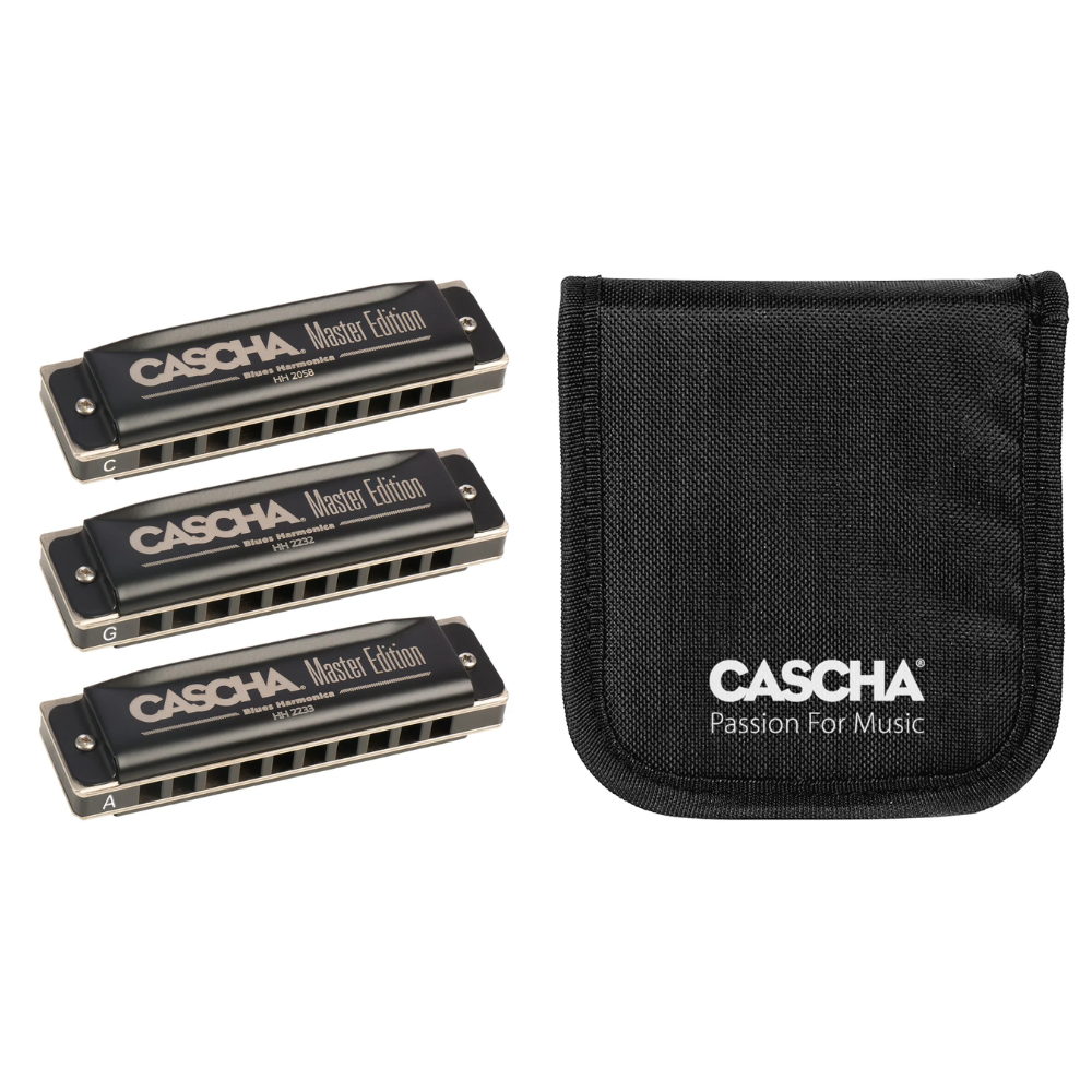 Cascha HH-2344 Master Edition Blues Harmonica Set