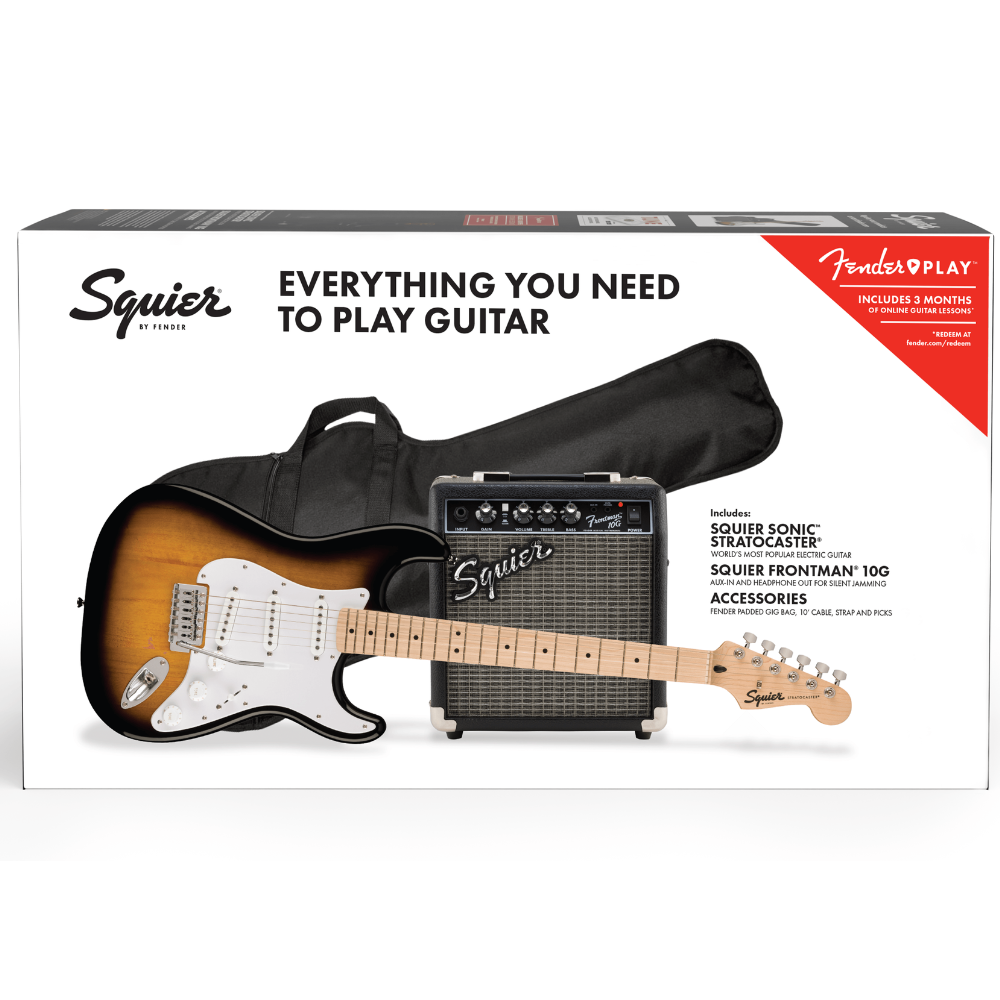 Squier Sonic Stratocaster Pack SB