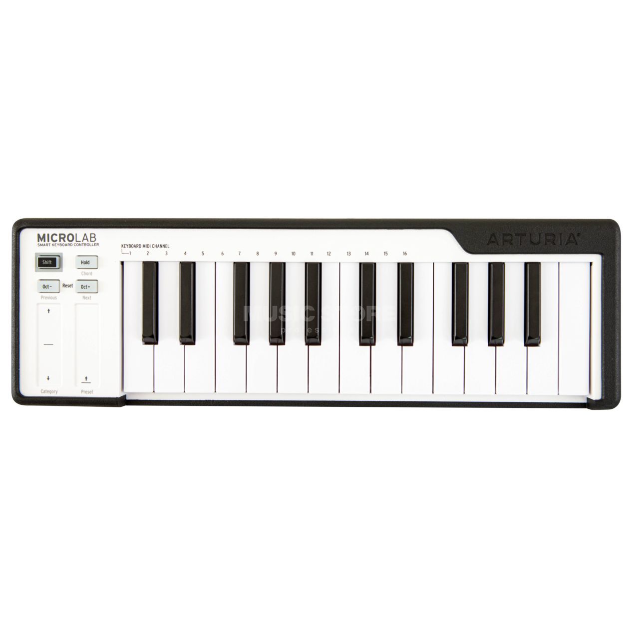 ARTURIA MICROLAB - BLACK USB Controller keyboard - Simme Musikkhús