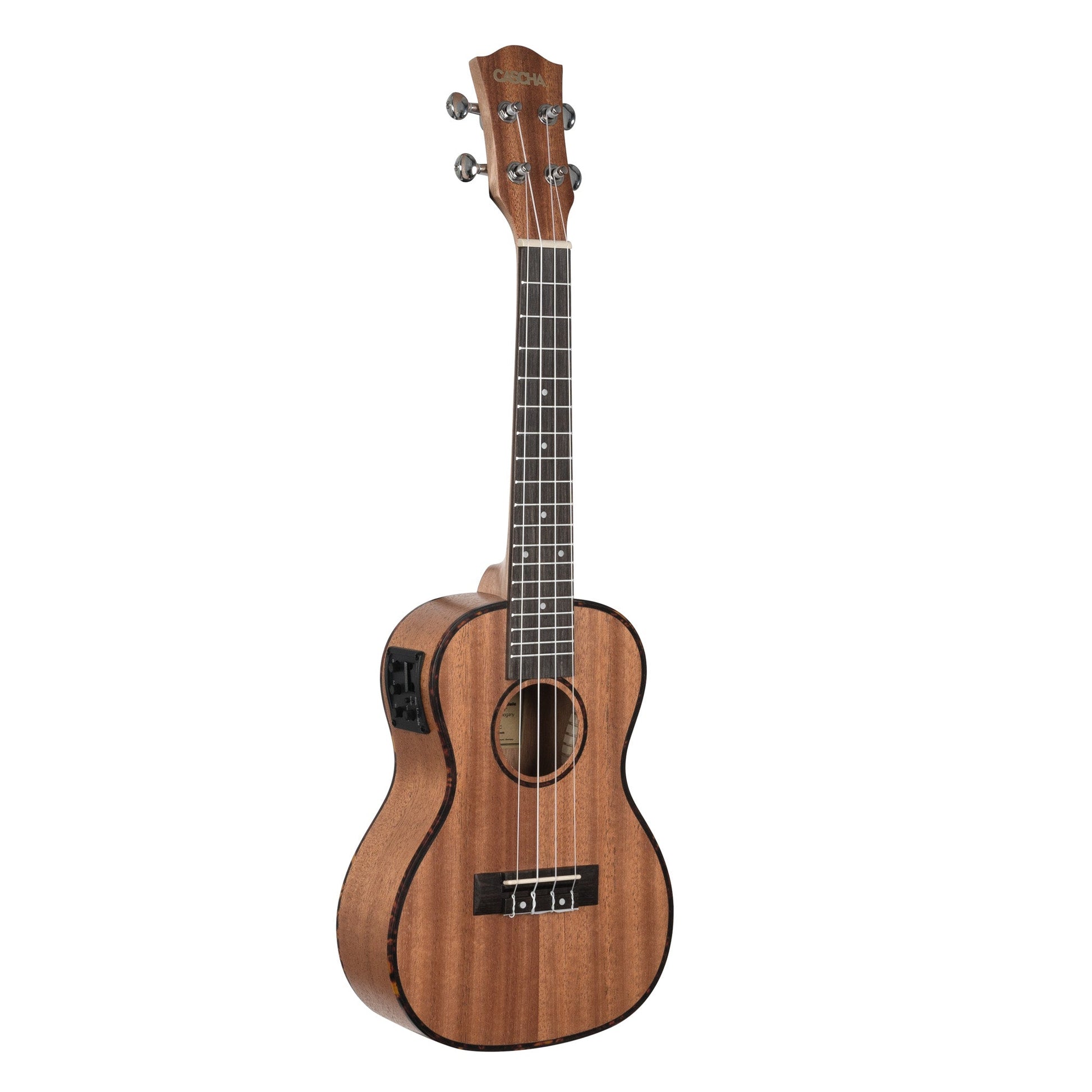 Cascha Concert Mahogany Ukulele við pickup - Simme Musikkhús