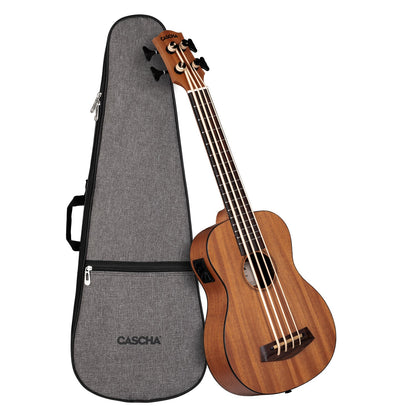 Cascha HH 2175 Bass Ukulele, mahogany - Simme Musikkhús