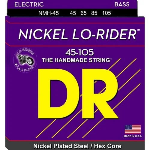 DR Strings NMH - 45 Nickel LoRider, 045 - 105 - Simme Musikkhús