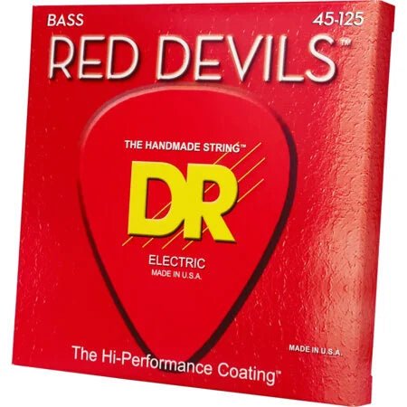 DR Strings RDB5 - 45 Red Devils, 5str, 045 - 125 - Simme Musikkhús