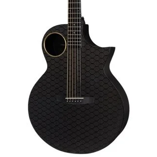 Enya X4 Pro Akkustiskur Guitar, Svartur – Carbonfiber við AcousticPlus