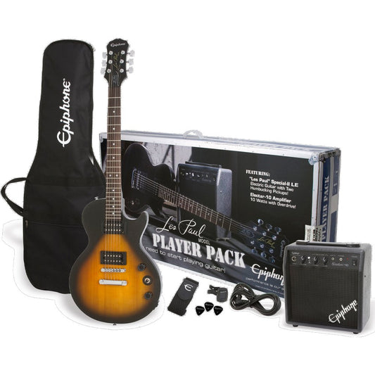 Epiphone Les Paul Player Pack Vintage Sunburst - Simme Musikkhús