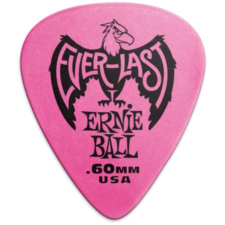 Ernie Ball 9179 Everlast .60 Plektarar, 12 - Pack - Simme Musikkhús