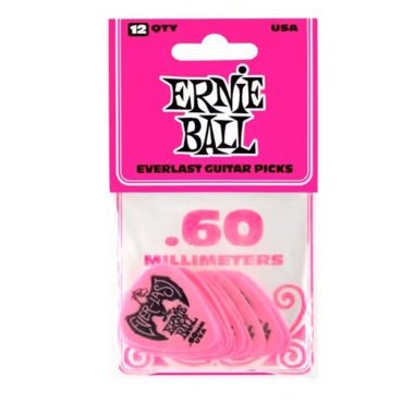 Ernie Ball 9179 Everlast .60 Plektarar, 12 - Pack - Simme Musikkhús