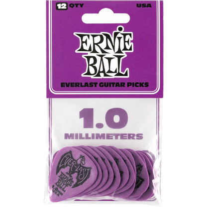 Ernie Ball 9193 Everlast 1.0 Plektarar, 12 - Pack - Simme Musikkhús