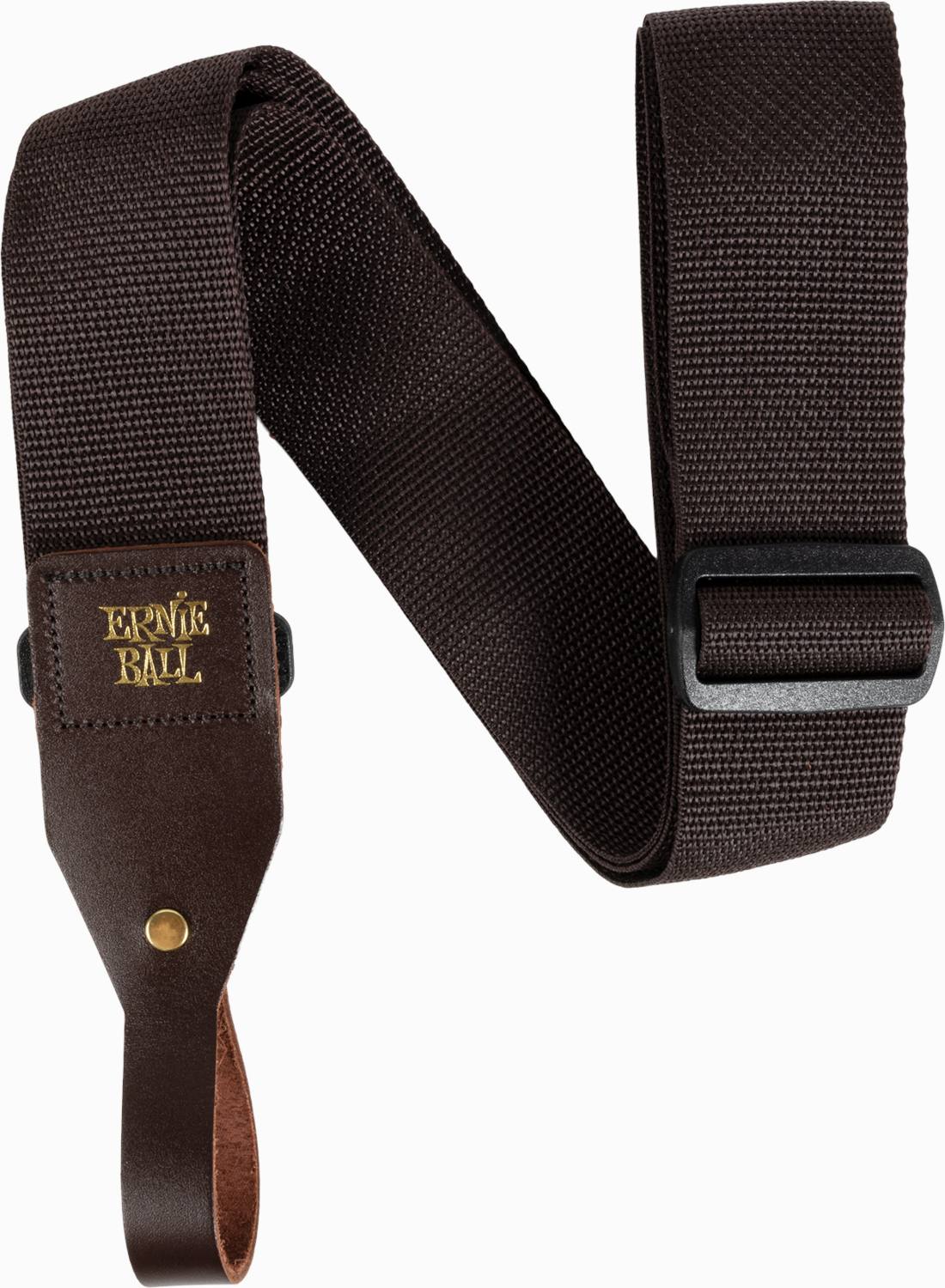 Ernie Ball EB - 5366 guitar reim, brún - við Poly Pro Strap - Simme Musikkhús