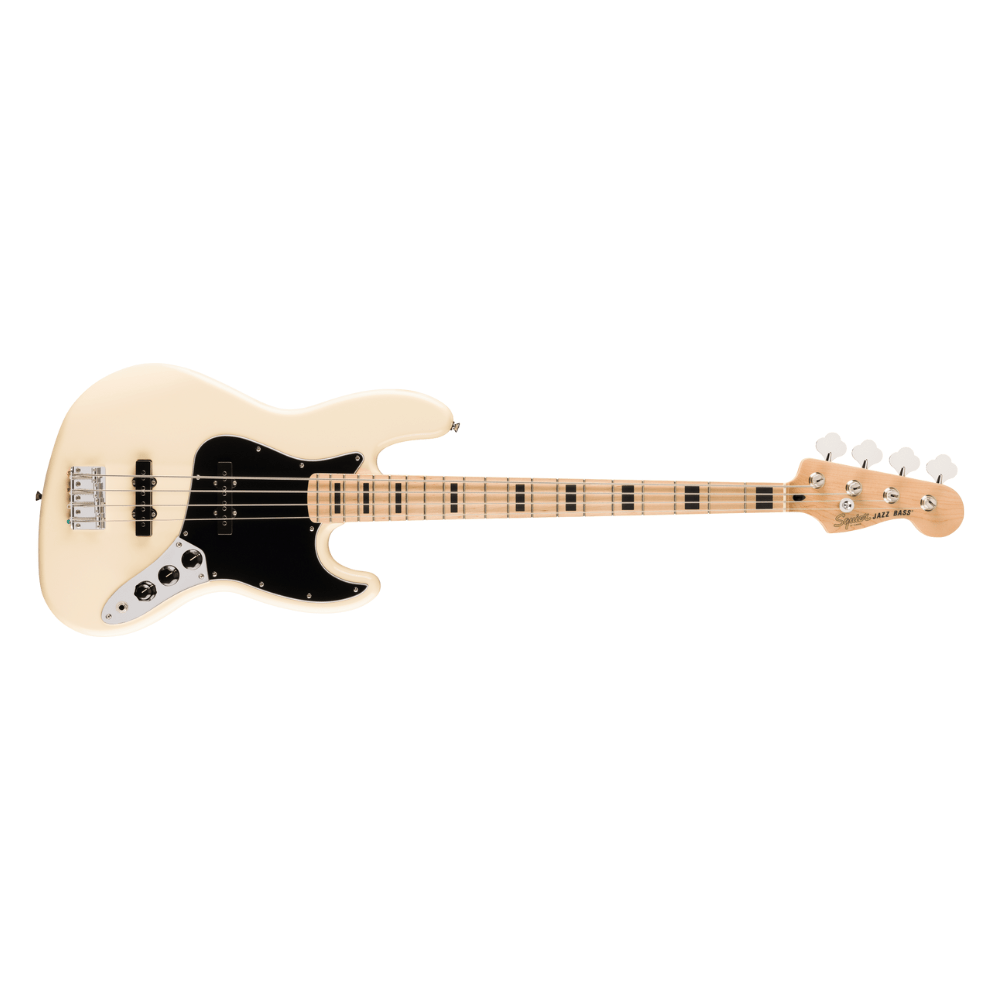 Fender Affinity Series Active Jazz Bass, Olympic White - Simme Musikkhús