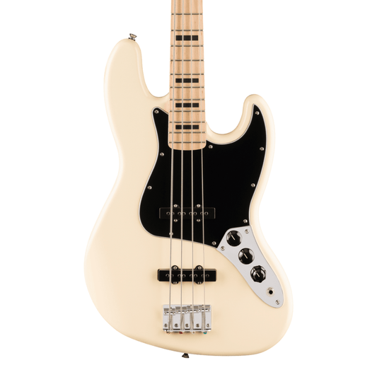 Fender Affinity Series Active Jazz Bass, Olympic White - Simme Musikkhús