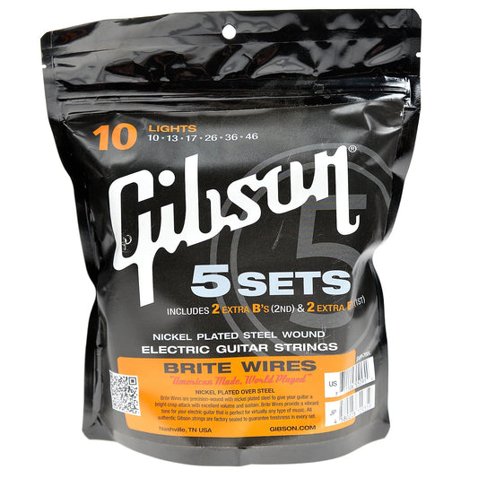 Gibson Brite Wires 5pack, 10-46 - Simme Musikkhús