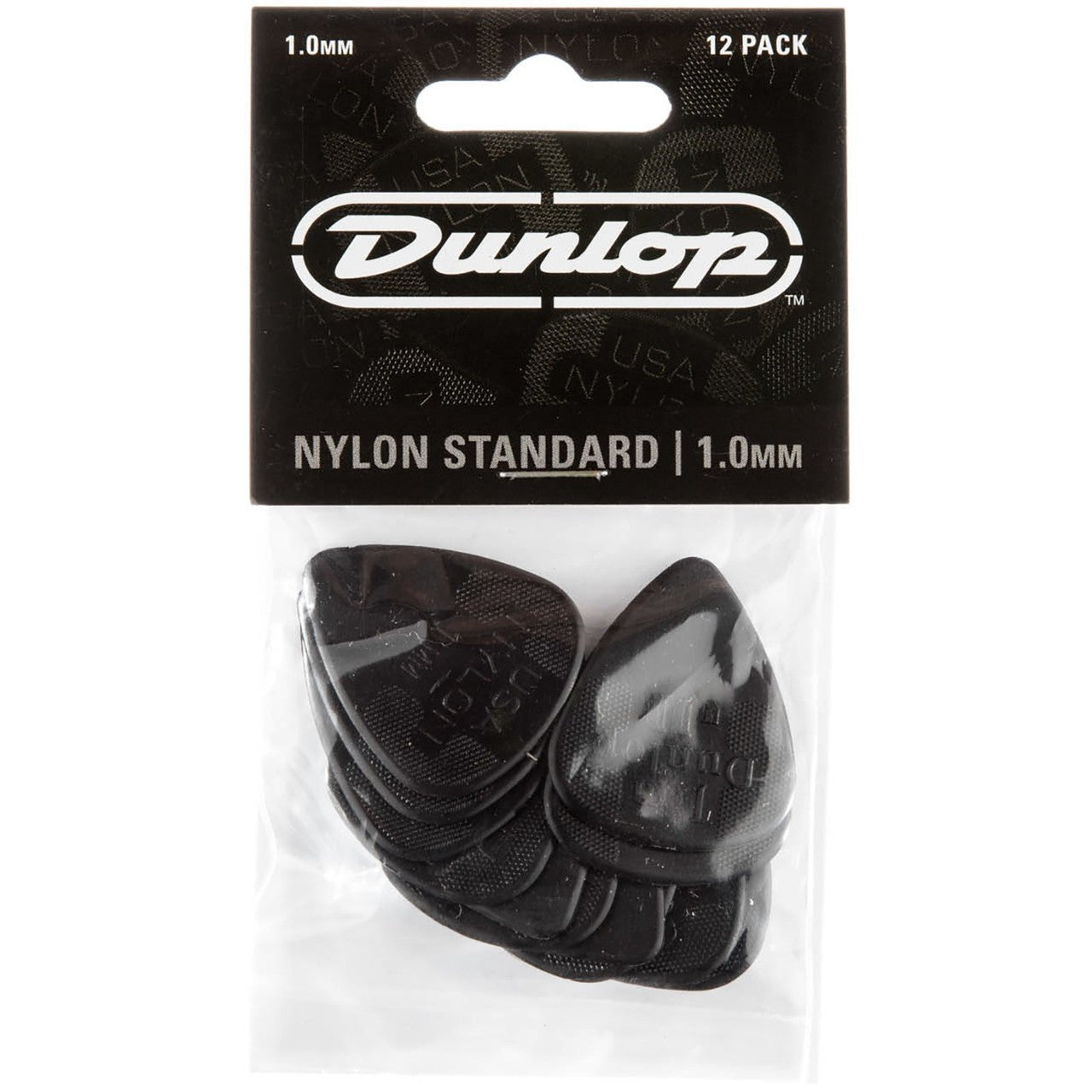 Jim Dunlop Nylon 1.0 plektarar, 12 - pack - Simme Musikkhús