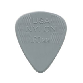 Jim Dunlop Nylon .60 plektarar, 12 - pack - Simme Musikkhús