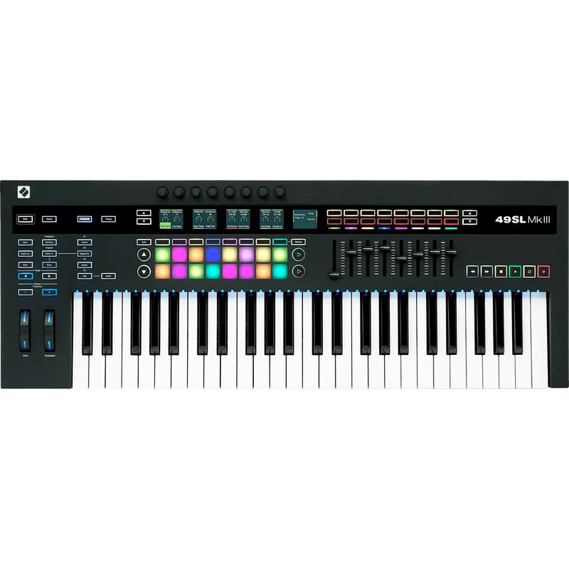 Novation 49SL MkIII MIDI-keyboard – 49 Tangentar við Sequencara