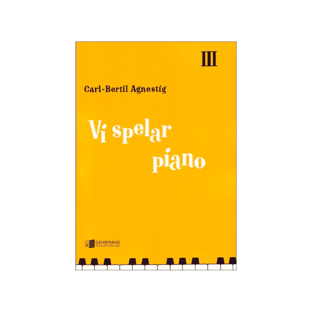 Vi spelar piano 3 - Nótabók til klaver