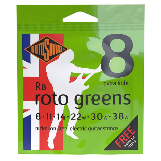 Rotosound R8 Roto Greens 8 - 38 - Simme Musikkhús