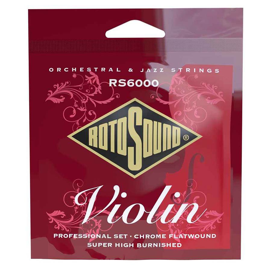 Rotosound RS6000 violin streingir, flatwound - Simme Musikkhús