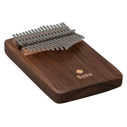 Sela Kalimba 17 Svart Walnut Solid - Simme Musikkhús