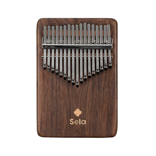 Sela Kalimba 17 Svart Walnut Solid - Simme Musikkhús