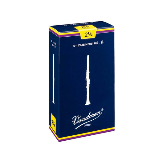 Vandoren Eb Clarinettbløð 10 pack, 2,5 - Simme Musikkhús