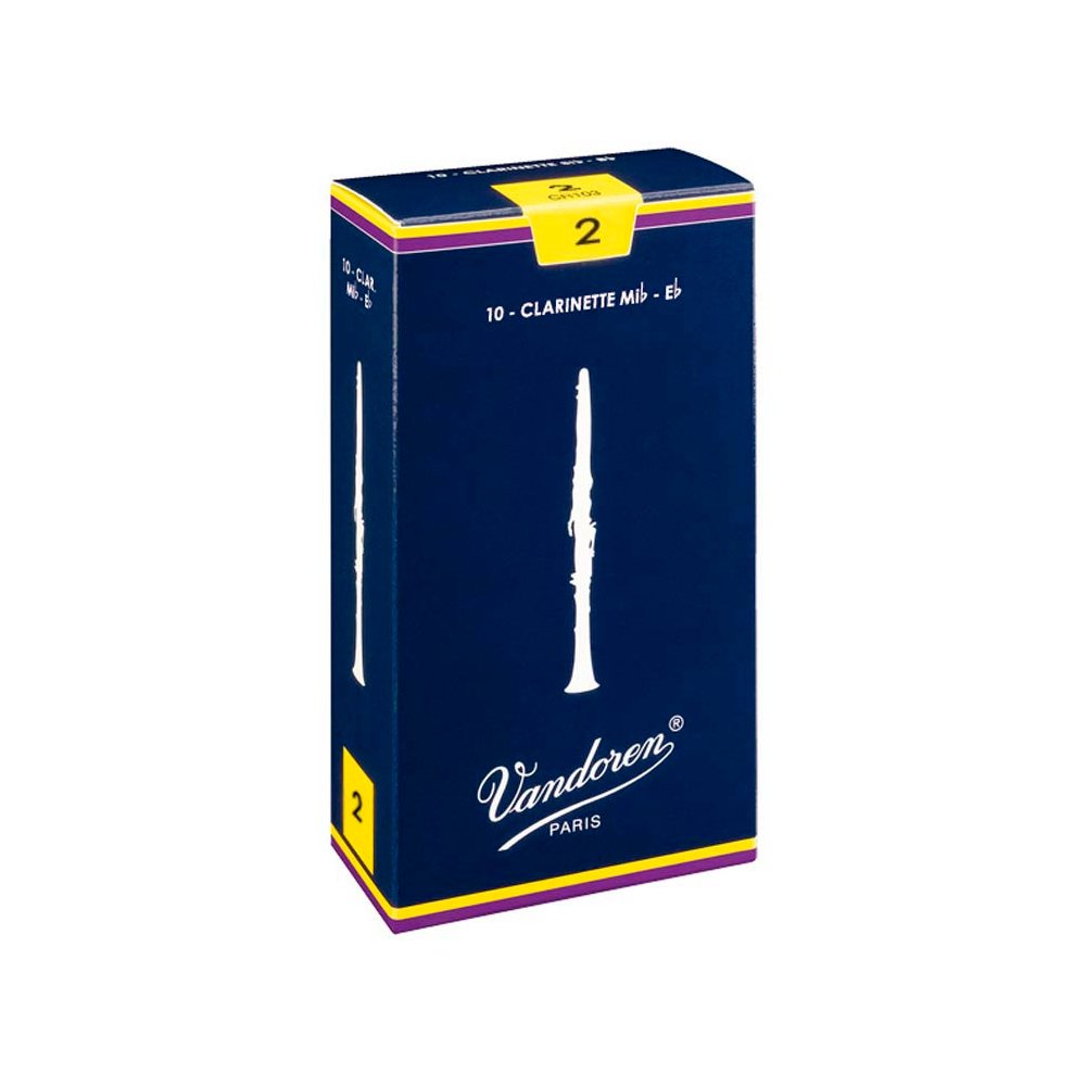 Vandoren Eb Clarinettbløð 10 pack, Stødd 2 - Simme Musikkhús