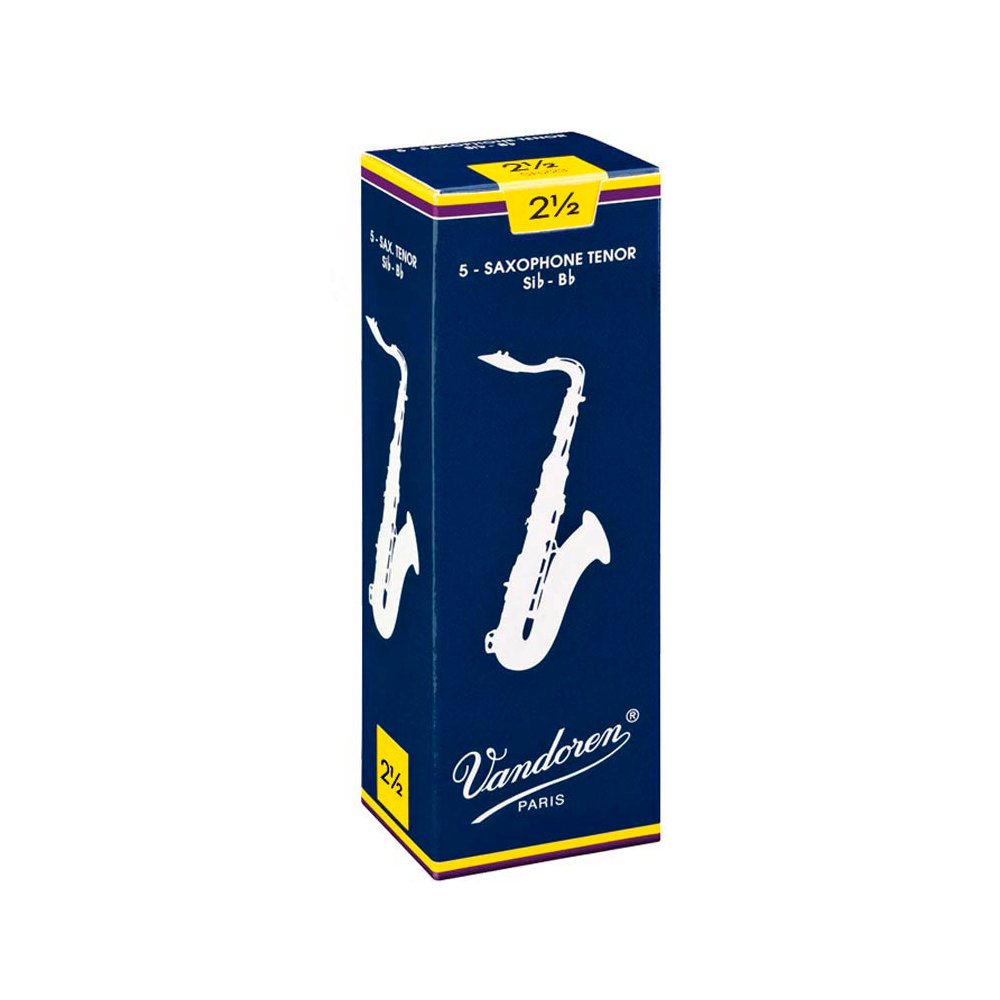 Vandoren tenor saxofon bløð, 5 - pack, stødd 2,5 - Simme Musikkhús