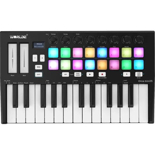 Worlde Orca Mini 25 MIDI Kontrollari - Simme Musikkhús