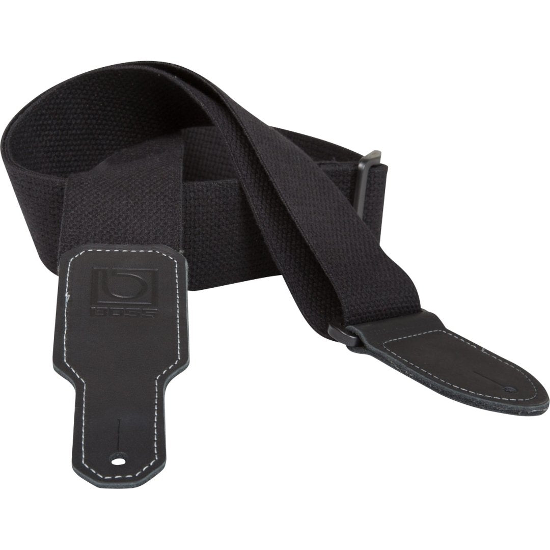 Boss BSC-20-BLK 2" Black Cotton Strap - Simme Musikkhús