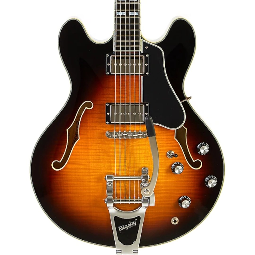 Eastman T486B Sunburst w/Bigsby - Simme Musikkhús