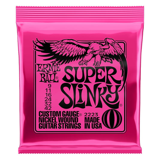 Ernie Ball 2223 Super Slinky 9-42 - Simme Musikkhús