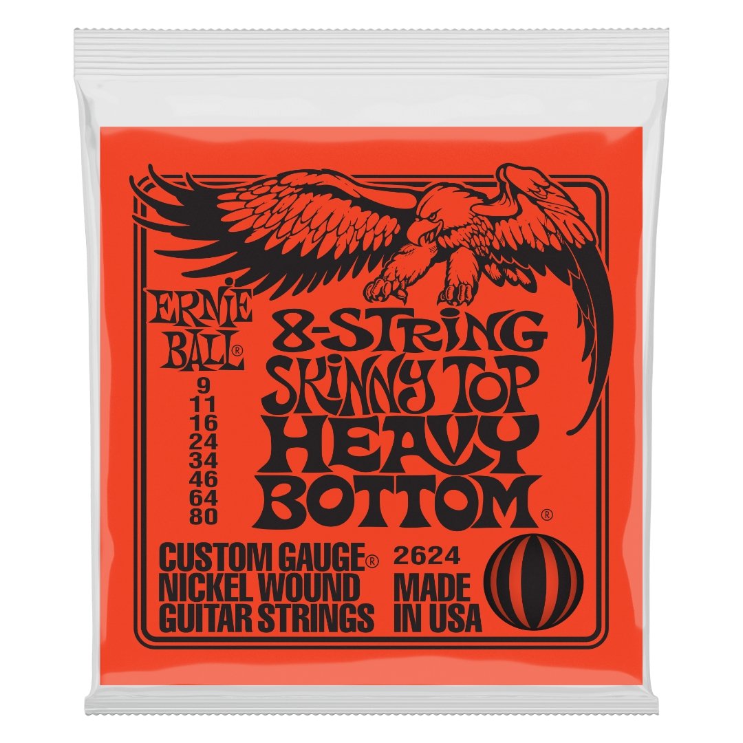 Ernie Ball 8 String Slinky Skinny Top heavy bottom - Simme Musikkhús