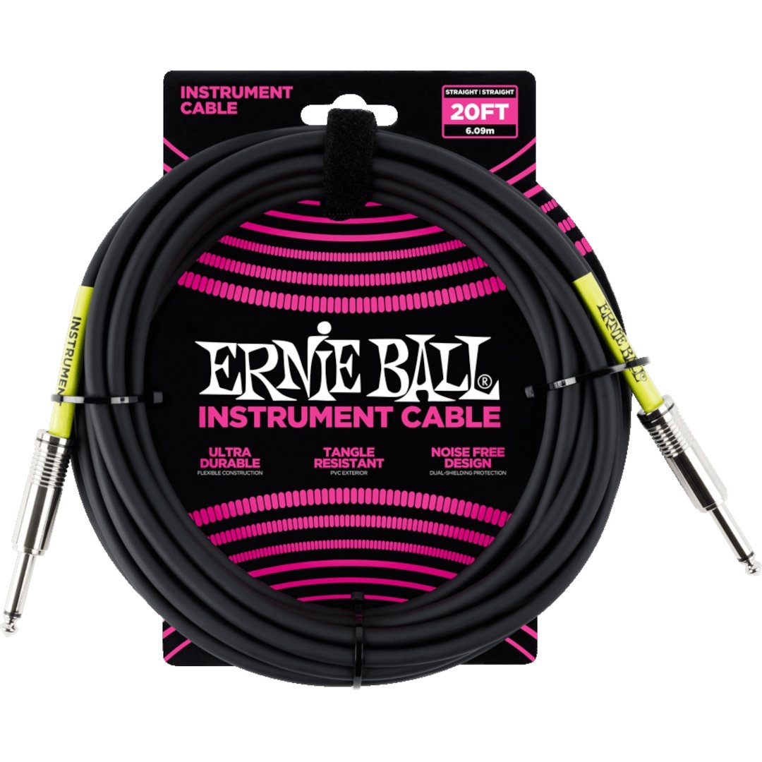 Ernie Ball Jack-Jack 6mtr. Black - Simme Musikkhús