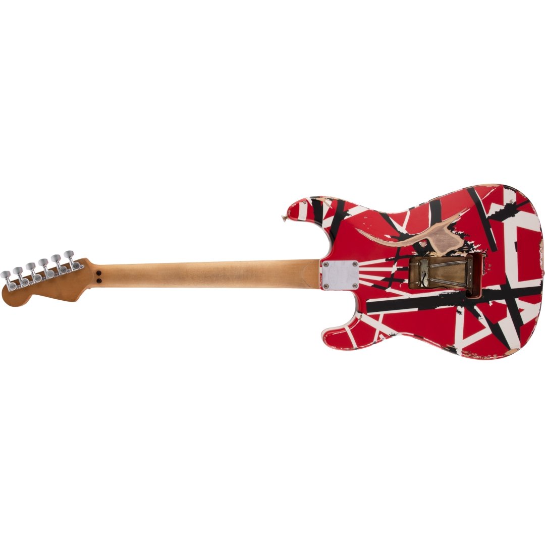 EVH Striped Series Frankie, Red/White/Black - Simme Musikkhús