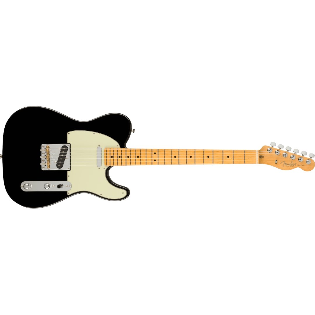 Fender Am Pro II Tele, MN, Black - Simme Musikkhús