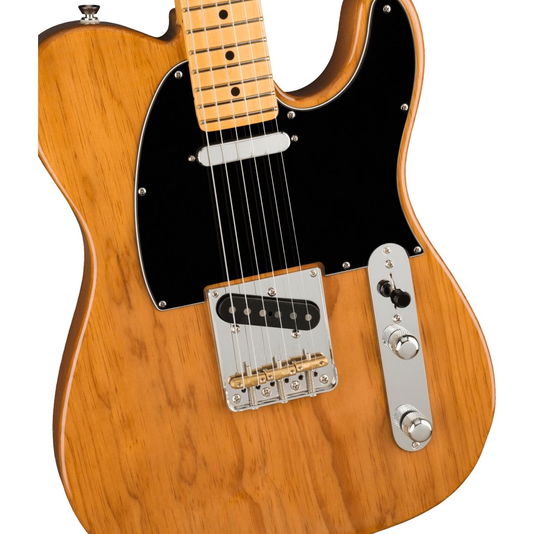 Fender Am Pro II Tele, MN, Roasted Pine - Simme Musikkhús