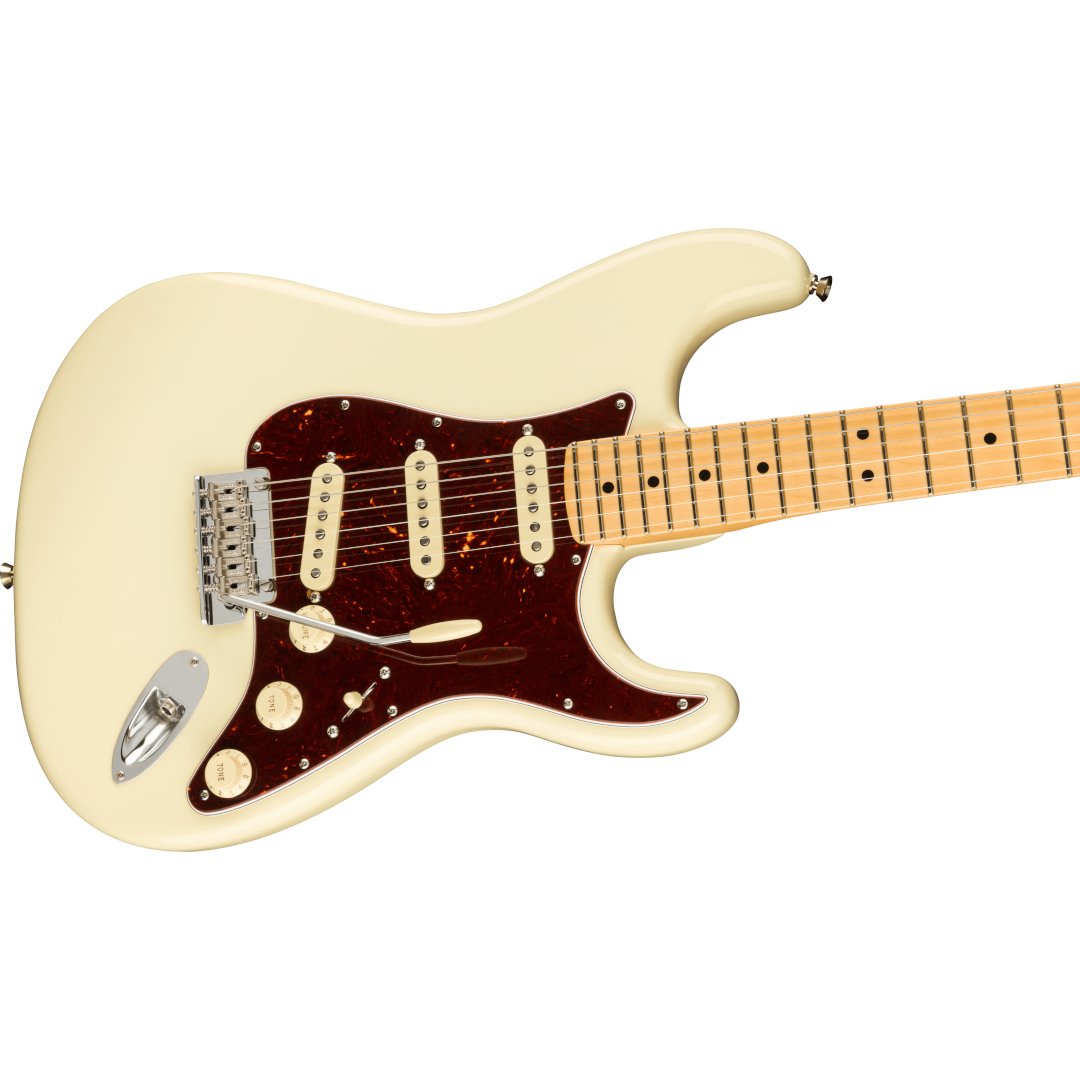 Fender American Professional II Stratocaster® HSS, Maple Fingerboard, Olympic White - Simme Musikkhús