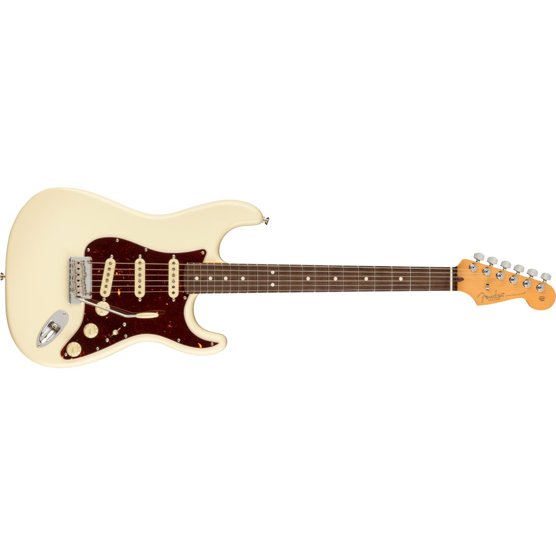 Fender American Professional II Stratocaster SSS, Rosewood, Olympic White - Simme Musikkhús