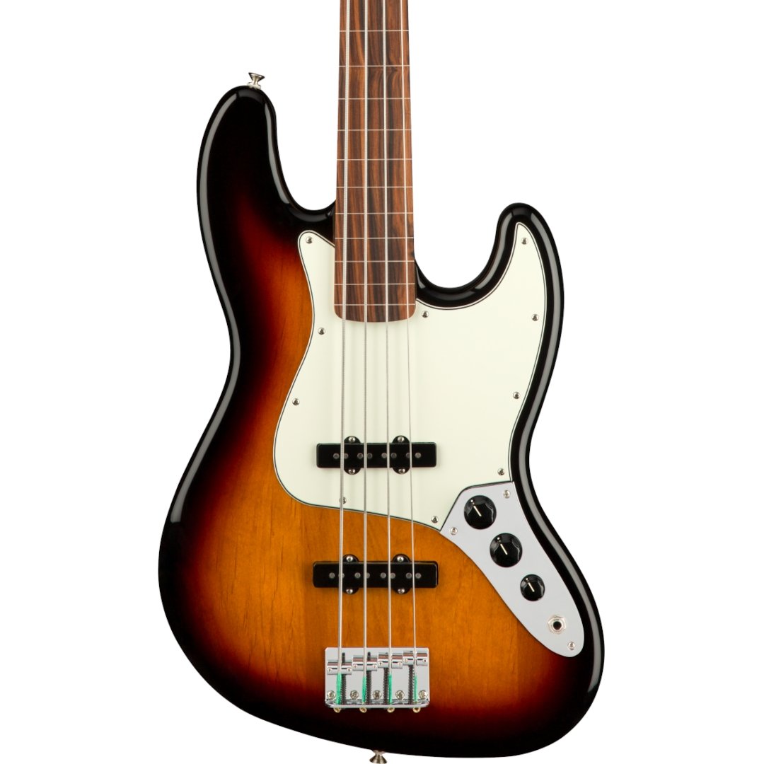 Fender Player J-Bass, Fretless, Sunburst - Simme Musikkhús