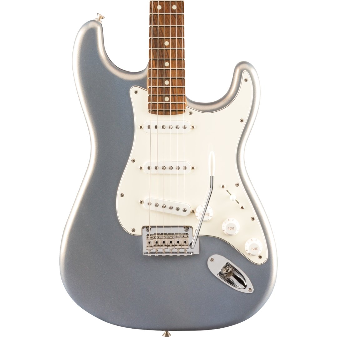 Fender Player Strat, PF, Silver - Simme Musikkhús