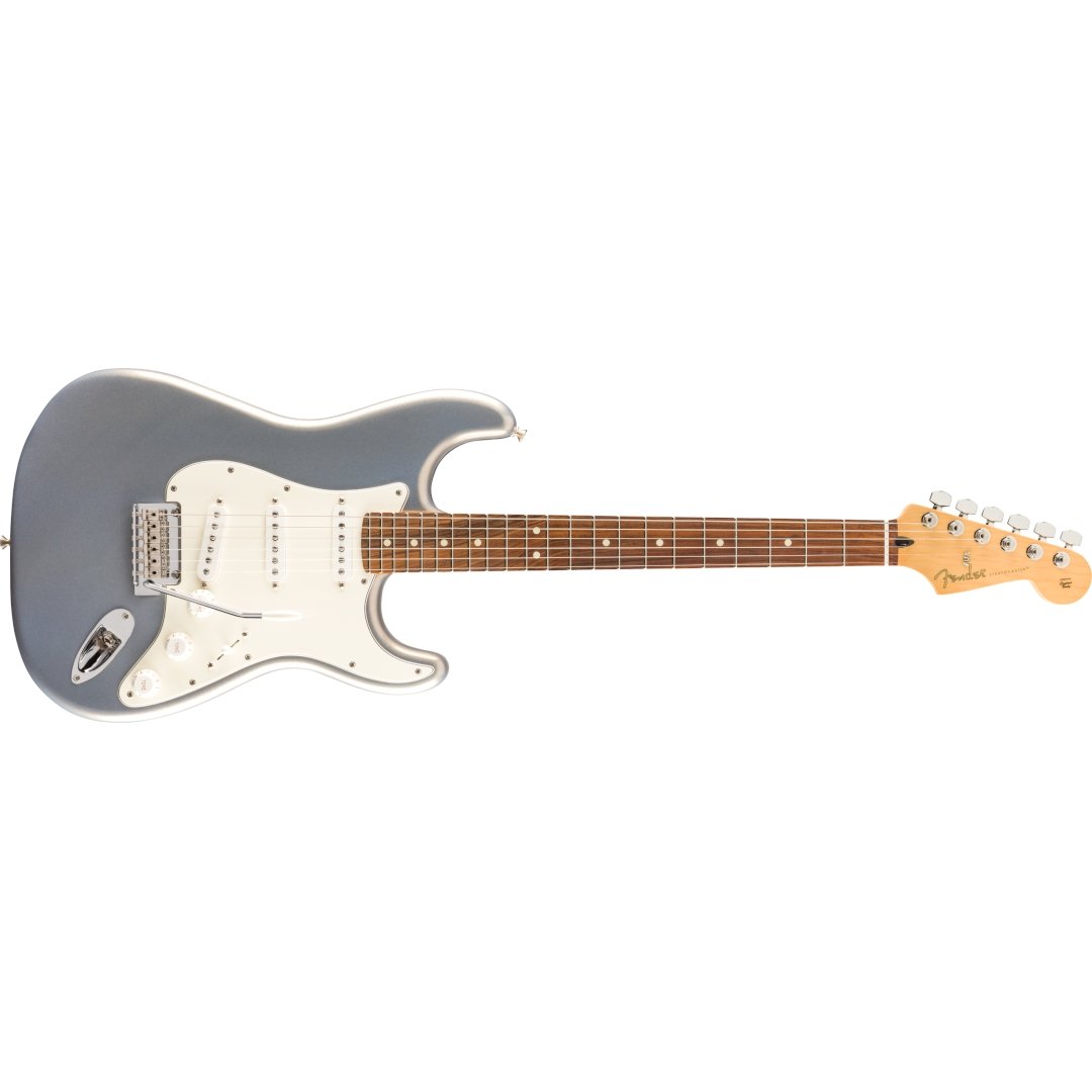 Fender Player Strat, PF, Silver - Simme Musikkhús