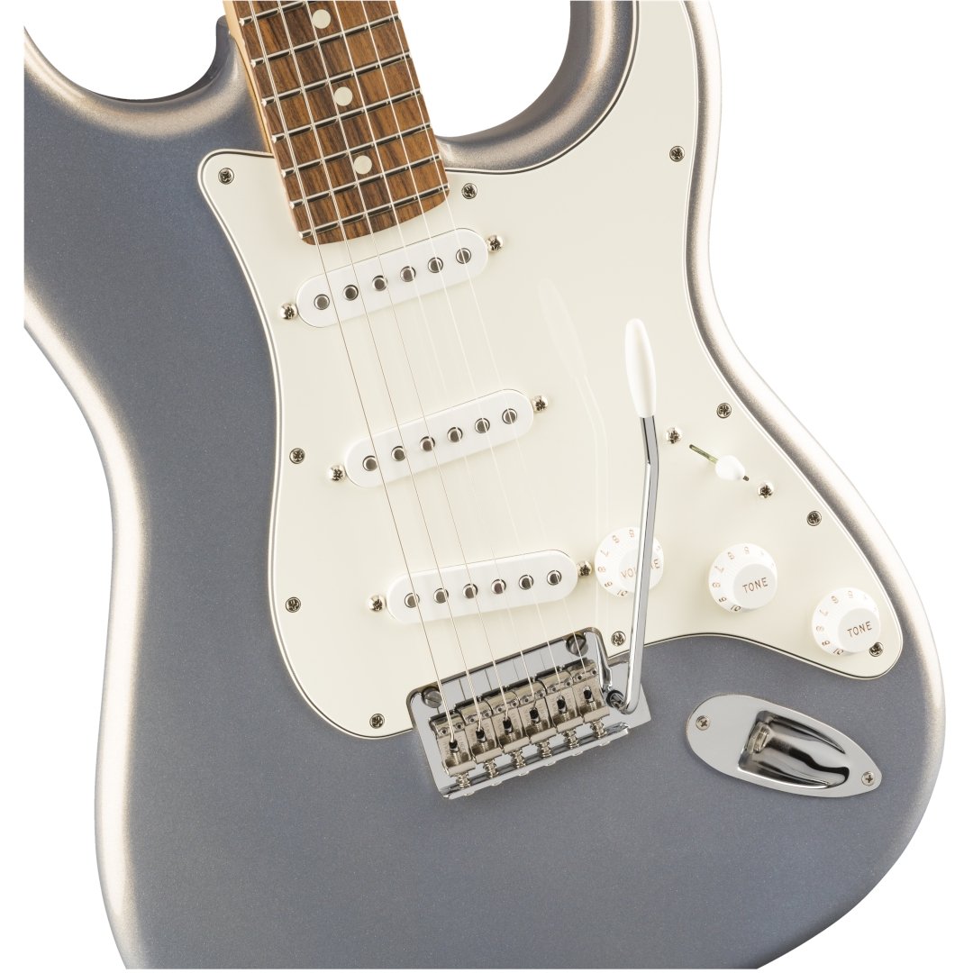 Fender Player Strat, PF, Silver - Simme Musikkhús