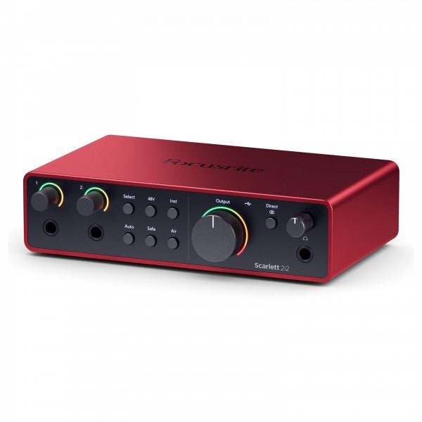 Focusrite Scarlett 2I2 ljóðkort (4th GEN) - Simme Musikkhús